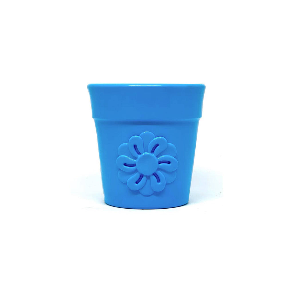 flower pot bleu